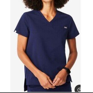 FIGS Women's Navy Benna Scrub Top